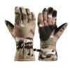 Tactical Gloves for Men Cold Resistant Windproof Touch Screen Thick Fleece Winter Gloves for Outdoor Motorcycle Cycling