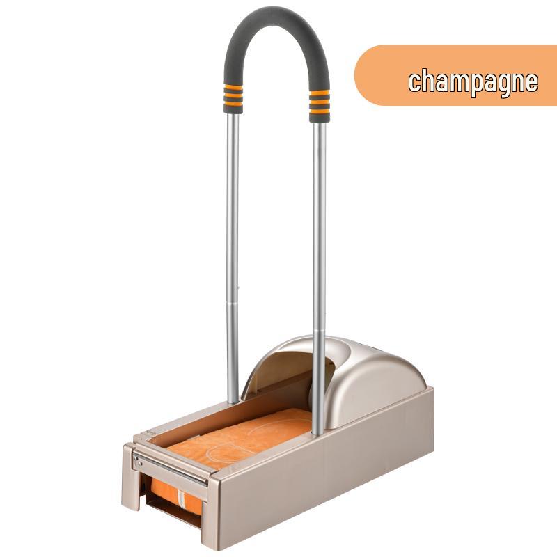 Automatischer Schuhüberzieher: Intelligente Einweg-Fuß-Step-in-Filmbox für den Innenbereich