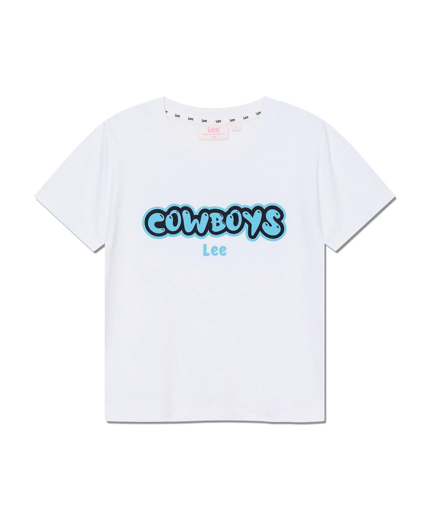 Lee Women Cowboy Graphic Slim Fit T-Shirt White M