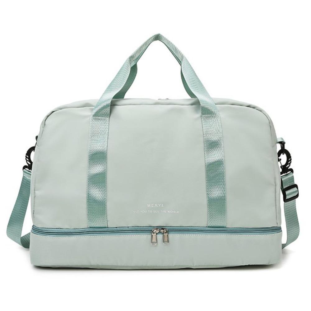 New fashion short trip bag large capacity sports fitness bag women dry and wet separation yoga storage bag duffel bag