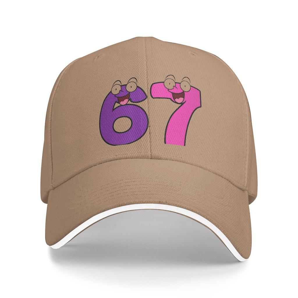 67 Six Seven Cute Meme Sun Baseball Cap Summer Stylish Trucker Hat For Women Men Hiking Fishing Snapback Cap