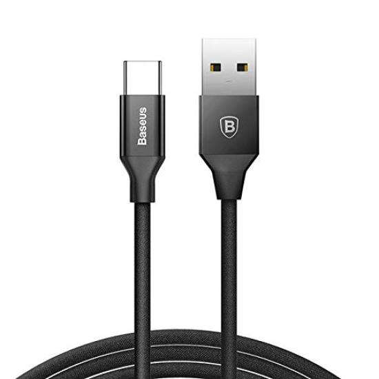 

кабель usb type c кабель для быстрой зарядки нейлоновая оплетка выдерживает более 10000 изгибов 5 Гбит/с высокоскоростная передача данных кабель type c Baseus 3.0A 1.2M (красный)