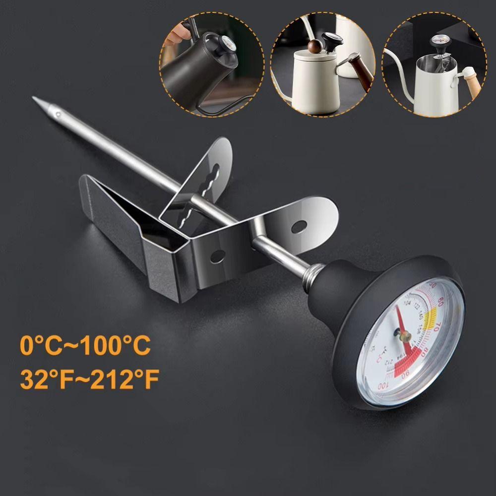 Accurate and Fast Coffee Temperature Meter Clip-on Hand Brewed Temperature Monitor  Kitchen
