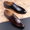 Fashion Premium Luxury Men's Oxford Formal Shoes Business Dress Shoes for Office,Wedding&Casual Wear|Genuine Top-Grain Cowhide Leather