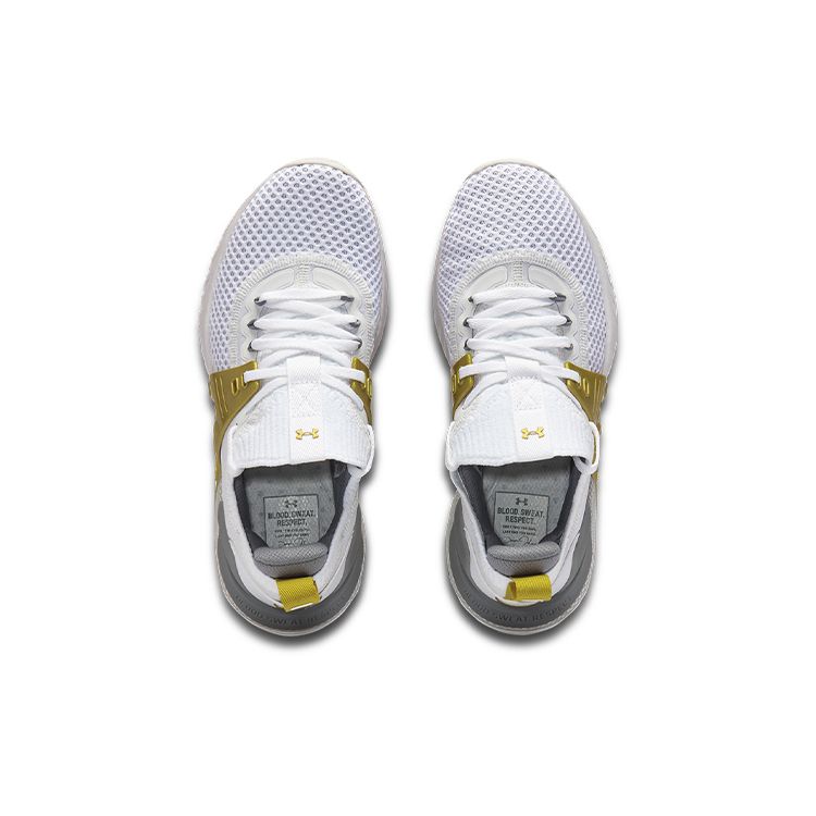 Under Armour Project Rock 4 Fehér Metál Arany Női Sneakerek 3023696-104