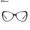 Fashion Cat Eye Reading Glasses Women's Tr90 Spring Hinge Resin Optical Presbyopic Eyeglasses Custom Diopter +50~+600 #46536