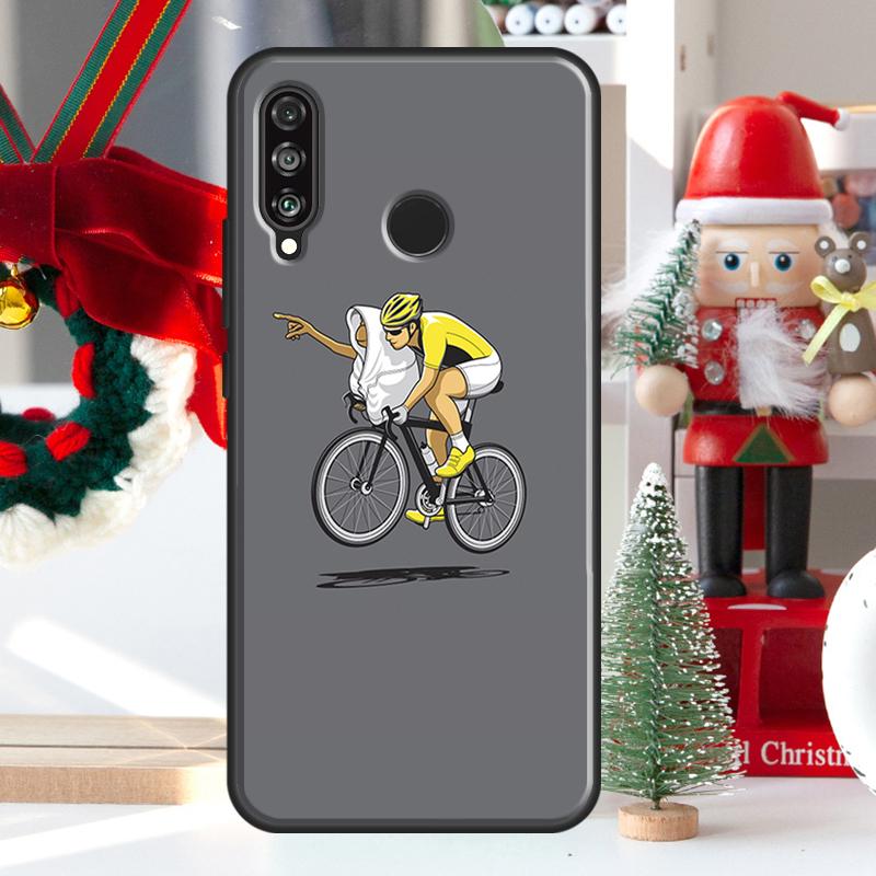 Bike Cycling Art For Huawei Honor 50 X9 X8 X7 Magic4 Pro P50 P20 P40 P30 Lite P Smart Z 2021 Nova 5T Case