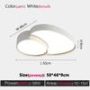 Nordic cream style ceiling light adjustable brightness living room bedroom lighting home decoration indoor room ceiling light