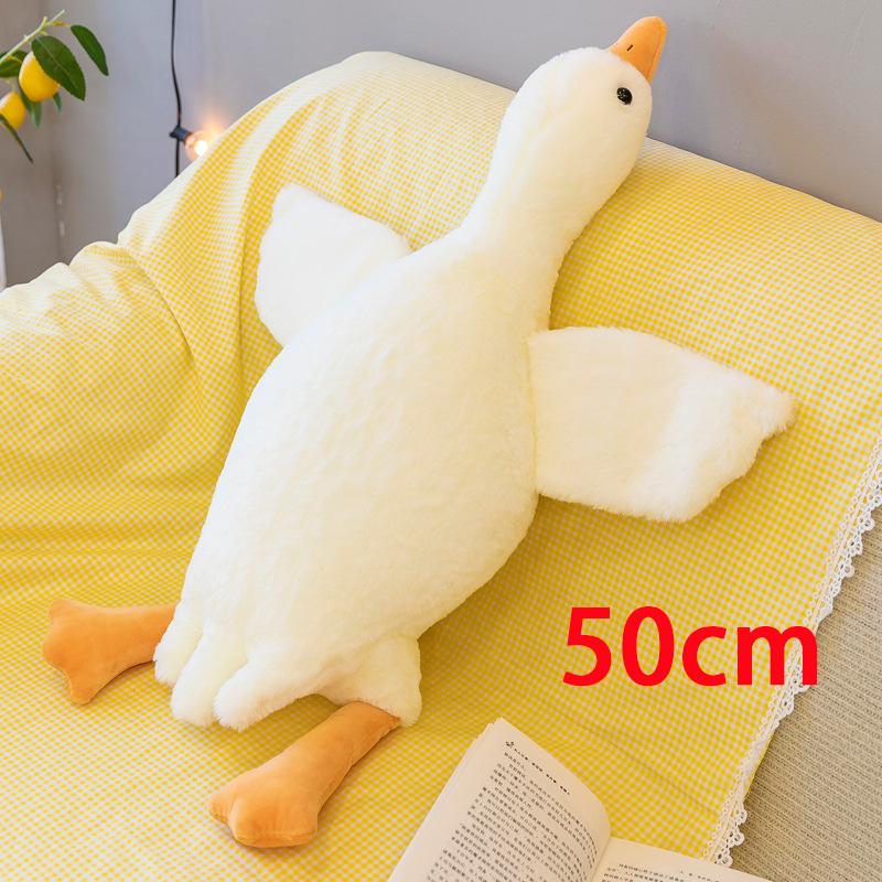 35/50/90/130CM Funny Goose Plush Stuffed Soft Duck Sleeping Pillow Sofa Cushion Kids Girlfriend Birthday Gift Toy