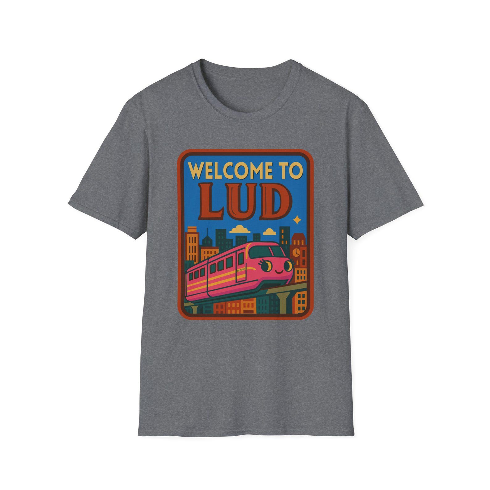 Stephen Kings Dark Tower T-Shirt: Town of Lud, Blaine the Mono XL