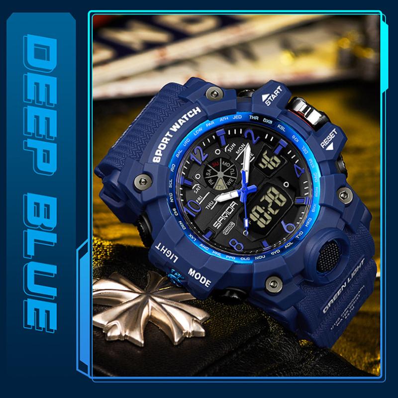 SANDA Watches Creative Sports Electronic Watch Personalised Fashion Electronic Watch