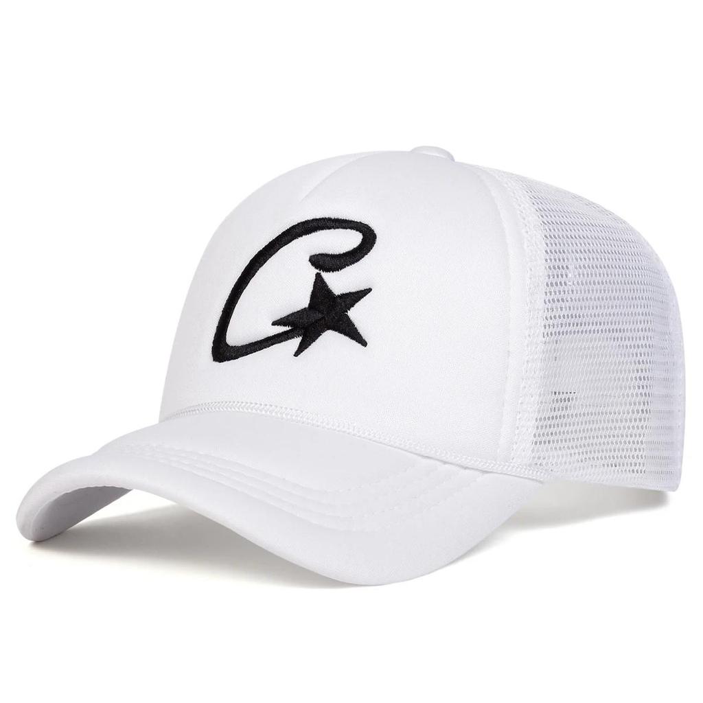 Unisex C Letter Pentagram Embroidery Baseball Net Caps Spring And Summer Outdoor Adjustable Casual Hats Sunscreen Hat Sports Cap