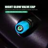 For Skoda Car Tire Valve Cap Luminous Valve Core Cover Kamiq Karoq Octavia 2 3 Rapid Scala Kami Fabia VII VRS Xknp33