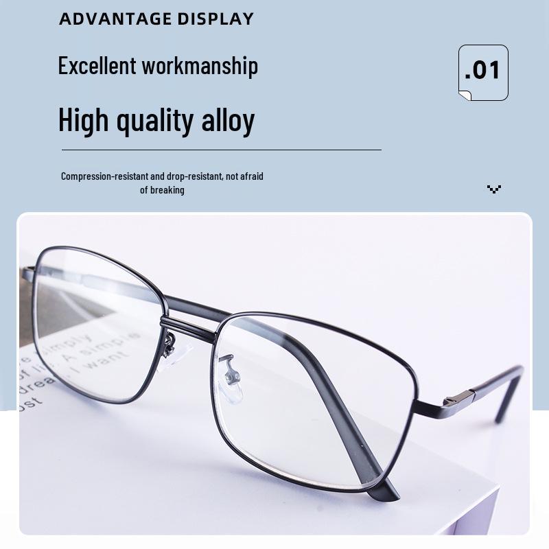 Anti-Blaulicht Alterssichtigkeit-Brille für ältere Menschen – Ultra-Klar, Modisch, Zoom-Gläser für Männer & Frauen (Nah- & Fernsicht)