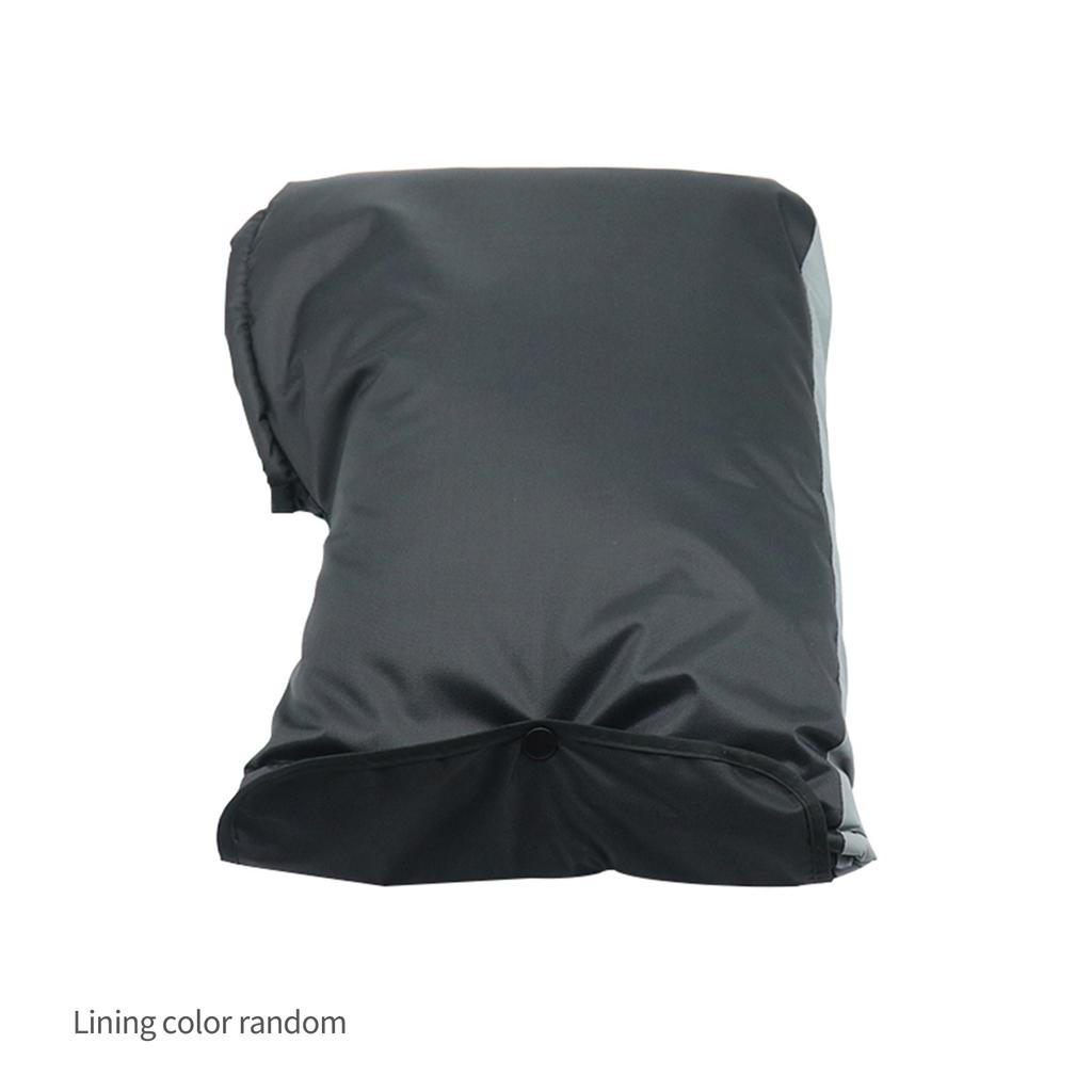 Motorcycle Handlebar Gloves Windproof Rainproof Motorcycle Mittens Grip Handlebar Muff Black