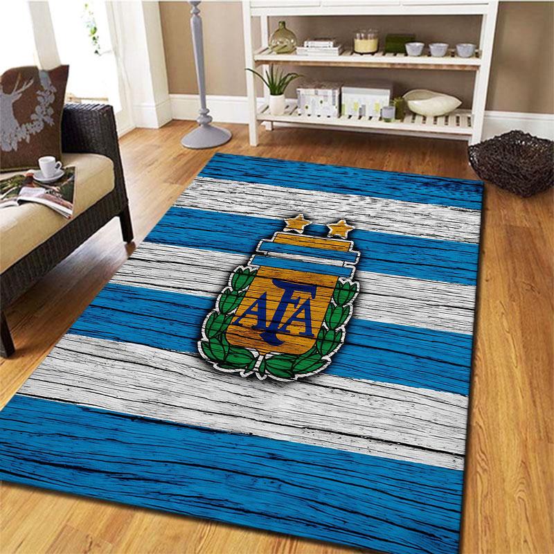 Argentina National Football Team Carpet Rug for Living Room Bedroom Home Sofa Decoration,Kids play Non-slip Floor Mat