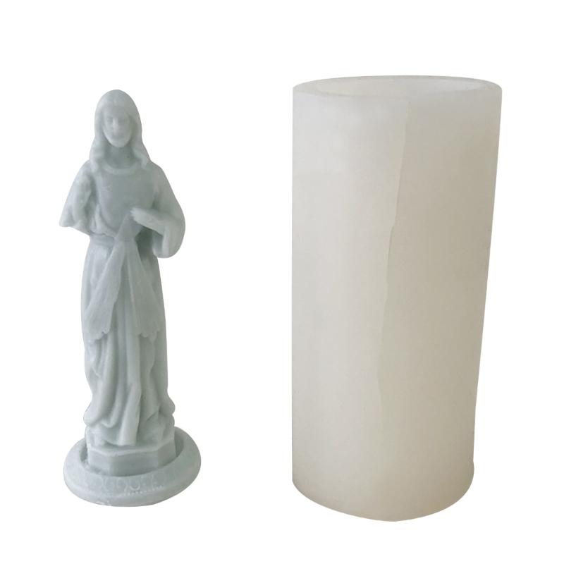 

Форма для ароматичної свічки Санта-Марія Силіконова форма для торта Форма для свічок з ароматерапії Форма для статуетки-прикраси з епоксидної смоли Декор своїми руками