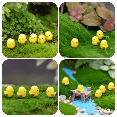 Micro Landscape Moss Horticulture Succulent Landscape Cartoon Mini Chicken Decoration Accessories