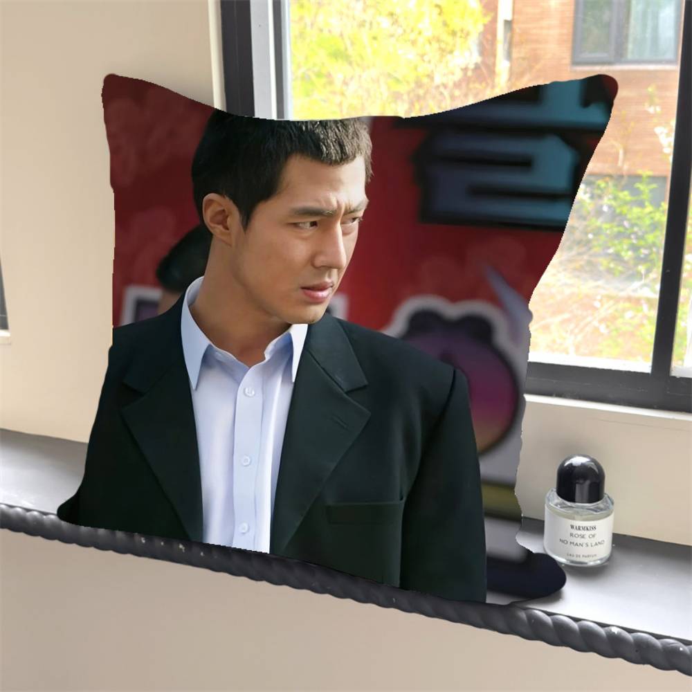 1PC KPOP idol Jo In-sung Pillow Case Square  Bedroom Sofa Leisure Comfort Cushion Car Home Decoration Pillowcase 40x40
