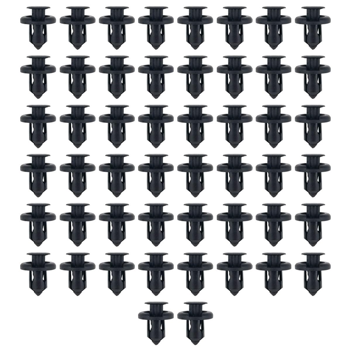 

Decoyocar Honda Nylon 10mm Hole for Bumper Fender Clips Push-Type Rivets, Diameter, (91503-sz3-003) (50 Pieces) чорний