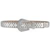 Fashion Rhinestone Belt for Cowgirls Waist Belt Gothic Style Rhinestones Studded PU Belt for Jeans Pants Female Costume