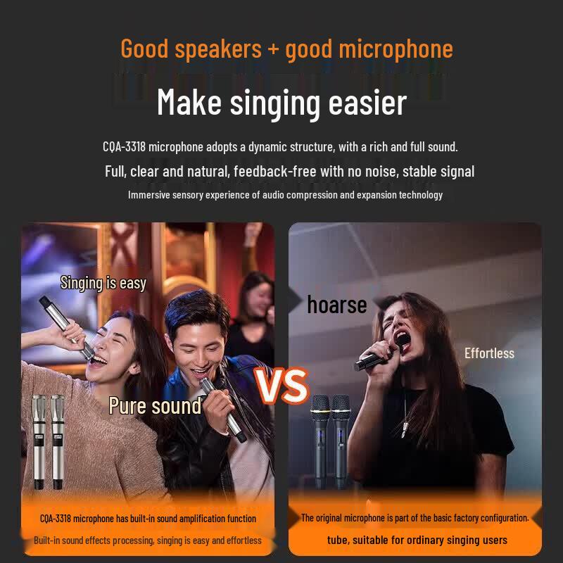 SANSUI K91 Luxury All-in-One Portable KTV Speaker System with Display (CN version)