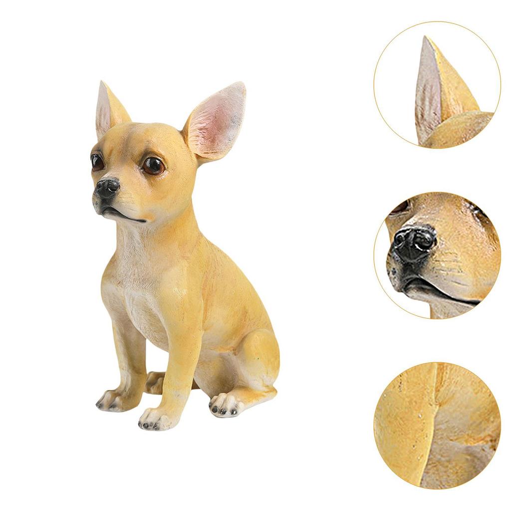 Puppy Statue Animal Figurine Modern Crafts Party Supplies Home Decoration