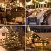 LED Christmas Light String, Indoor and Outdoor, Wedding Parties, Garden Decoration, 6-meter 40 Light, Battery Free.zwq