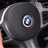 2025 Hot 1Pcs 46mm Car Steering Wheel Badge Emblem Sticker For All BMW Series E36 E46 E53 E90 E60 E61 E93 E87 X1 X3 X5 X6 F30 F2