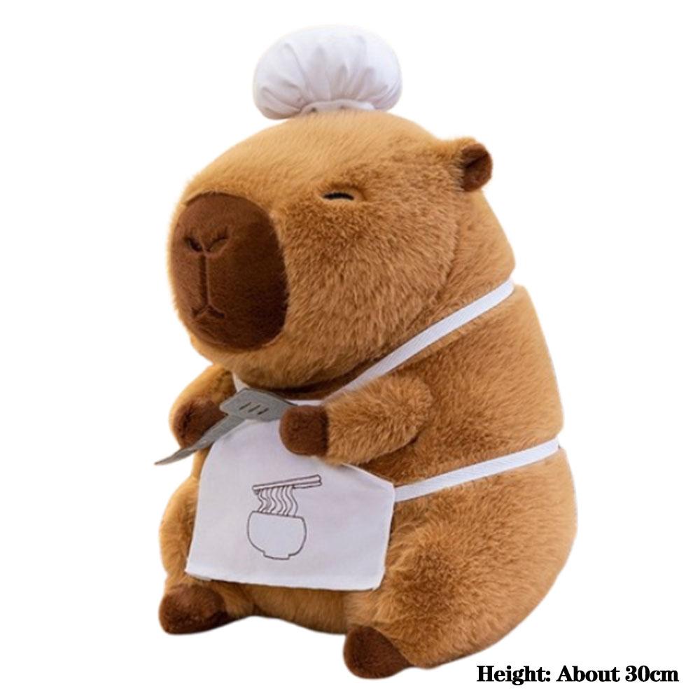 Cute Capybara Peripheral Plush Doll  Capibara Plush Doll Giant Kawaii Stuffed Animal Doll  Children Kids Birthday Gift Toys