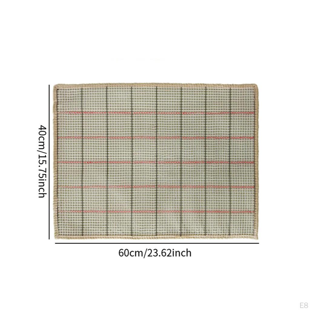 Knüpfhaken Netzherstellung Rohling Kissen Knüpfen für Boden Sofa Sitzkissen