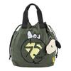 Tote Bag SNOOPY Design Drawstring Tote Khaki [Isaac] 2-way (86)