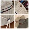 Wide Brim Cowboy Bucket Hat Sun Protection Hiking Hat Retro Sunshade Hat