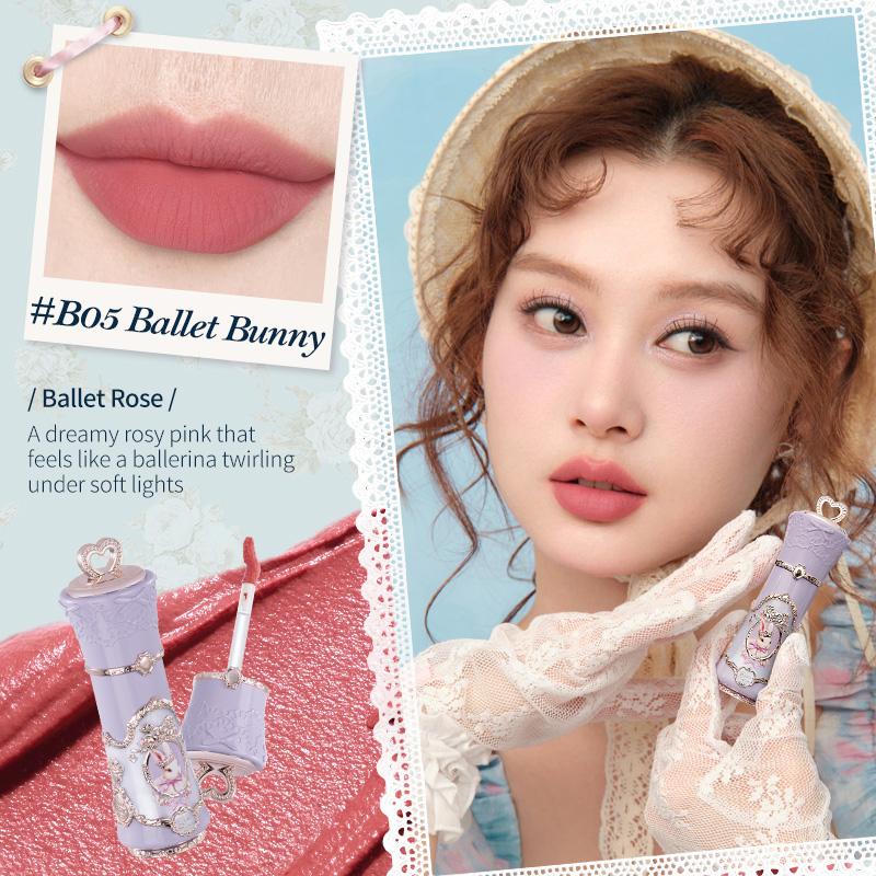Flower Knows Make-up Bunny Garden Collectie Cloud Lip Crème Mat Fluweelachtige Lippenstift Koreaanse Lip Tint