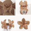 Matte Flower Claw Clips Women Hair Claws Floral Cute Hair Accessories Hair Clips For Girls Sweet Clamp Barrettes