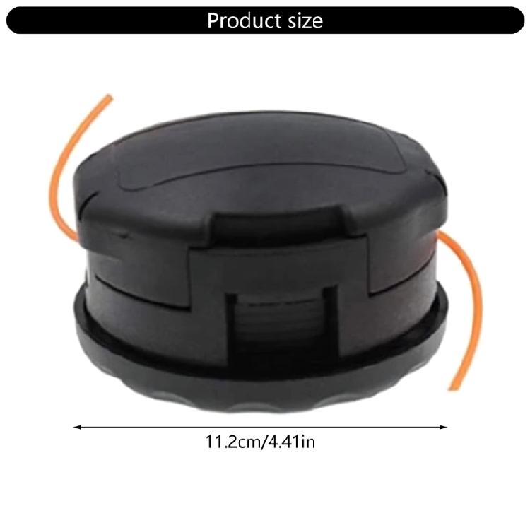 Pair Of Trimmer Heads For 15 Inch String Models ST1504SF ST1502SA With Easy Line Insertion And Caps Twist Feature