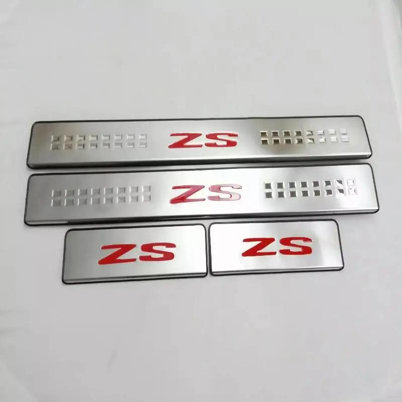 Car Original Threshold Stainless Steel Stickers For MG ZS   Protector Door Sill Scuff Plate Guard Trim Accessories 2024