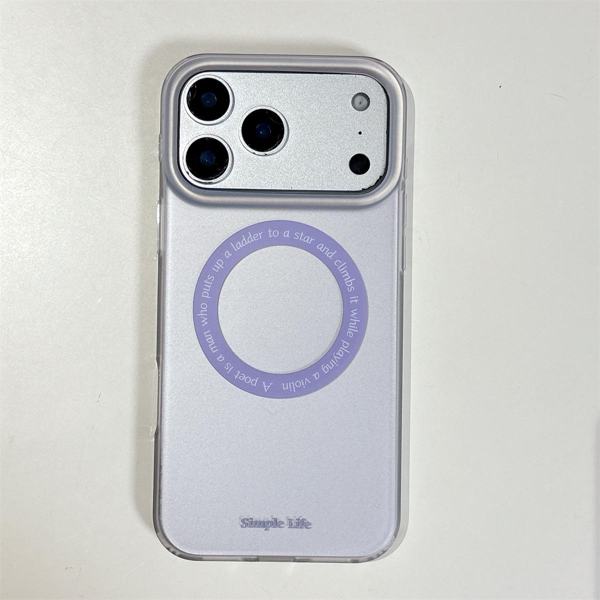 

Electroplated Dual-Layer Magnetic Case for iPhone 14/13/Pro Max - Drop Protection iPhone 17