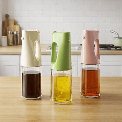 400 ML Oil Dispenser Glass Olive Oil Storage Bottle Multi-functional Vinegar Container  Barbecue