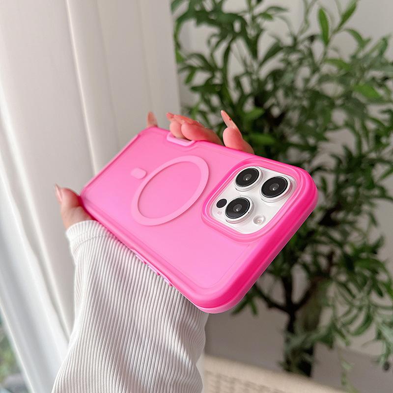 Magnetic Mobile Phone Case for IPhone16promax Skin Feel for Apple 16 All-inclusive Tpu Anti-fall N52 Strong Magnet