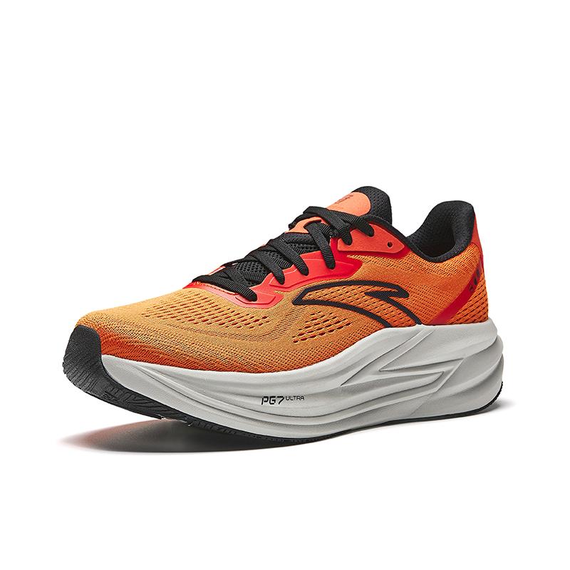 Anta Champion 4th Generation Sports Comfortable Shock Absorption Non-Slip Low-Top Training Running Shoes Men Sneaker Orange Black 112535562-8
