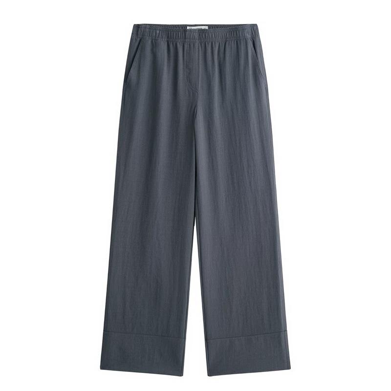 TAOP&ZA Jarní/Letní Dámské Kimono S Páskem v Pase & Kalhoty s Rovnou Nohavicí