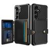 Case for Galaxy S24 - Leather/PU, Black, Shockproof