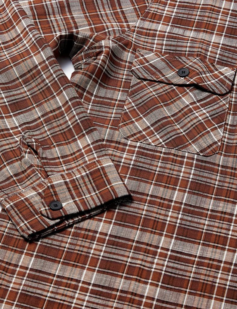 Homme Check Shirt PMFT201934 BRW Japan M to Japanese size [Gelato Pique] Men's (equivalent M)