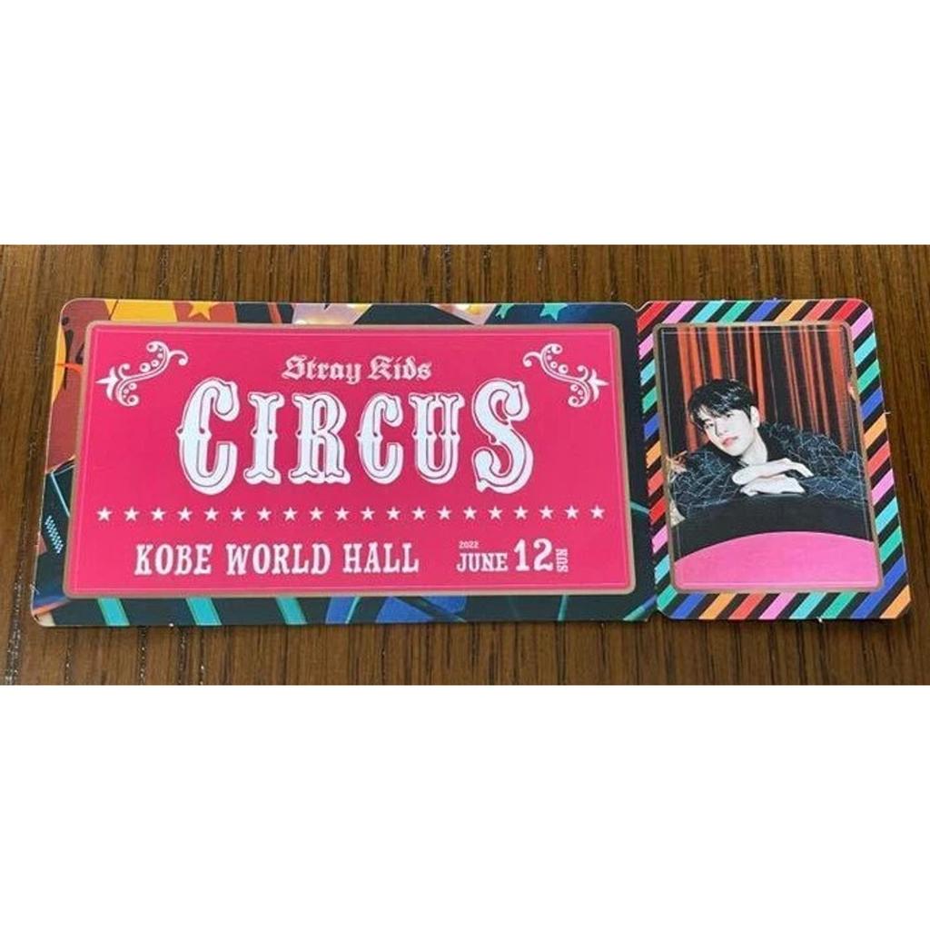 Stray Kids CIRCUS Official picture ticket Sticker Japan Kobe venue June 11,12