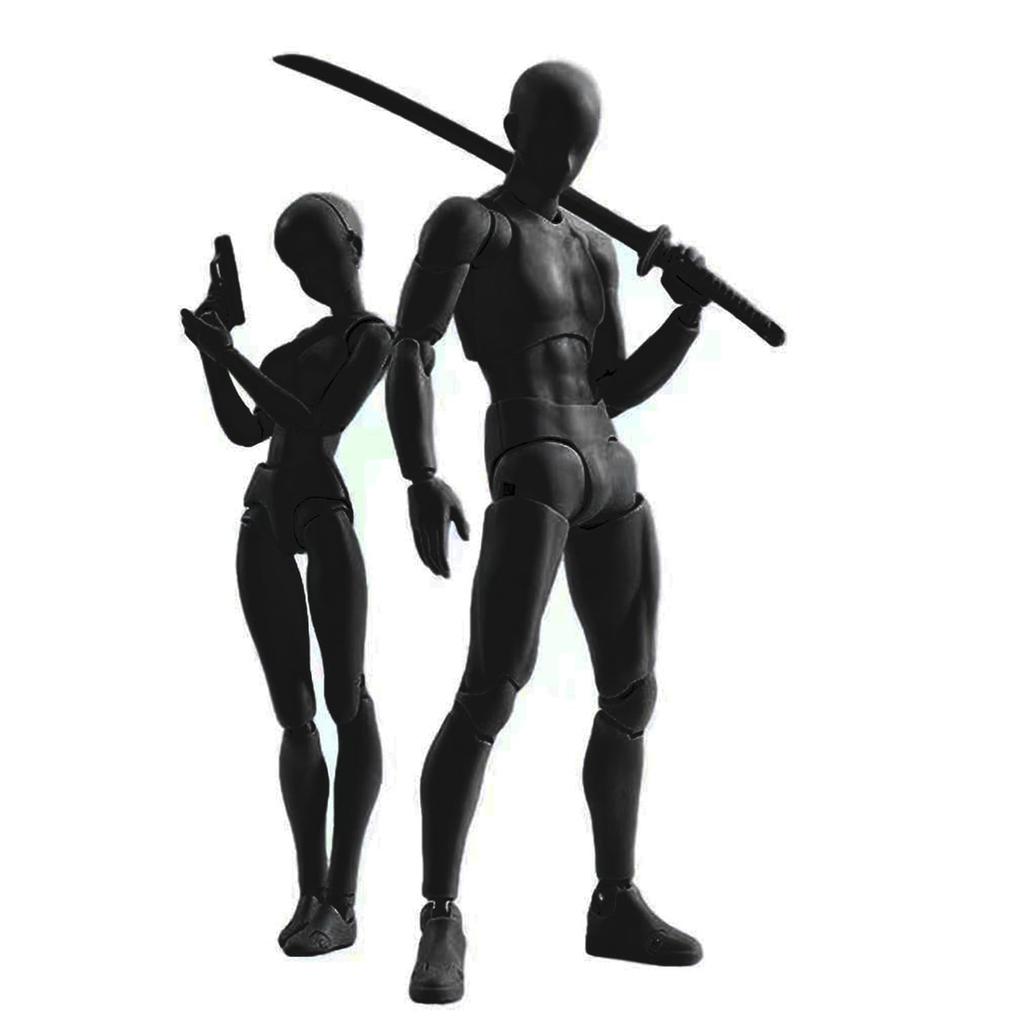 Huijokf Drawing Drawing Cartoon Model Female Drawing Mannequin Figure Model Scale Model Stand Doll Body Male and Model, Doll, Doll, Model, Drawing,