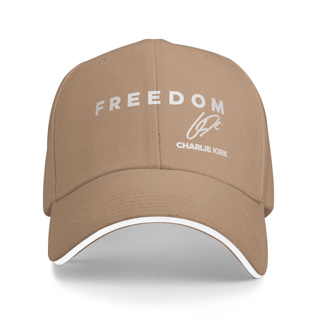 Freiheit Charlie Kirk Unterschrift Charlie Kirk Geburtstag 14. Oktober Baseballkappe Trendige Herren Hip Hop Hüte Druck Outdoor Baseballkappen