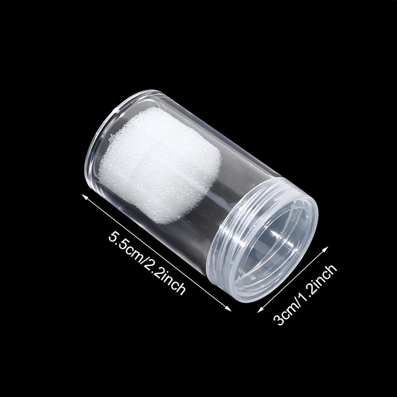 Small Clear Round Coin Storage Tube Plastic Coin Holder With Protective Sponge Commemorative Coins Collection Tubes Set