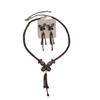 Elegant Zircon Butterfly Necklace & Earrings Set with Tassel Pendant - Versatile Luxury Fashion for Dresses