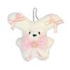 Cute Puppy Plush Toy Pendant Keychain Cartoon Big Ear Dog Dolls Figure Ornament for Backpack or Car Key Bag Charm Decors